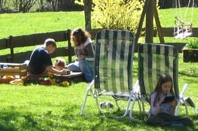 Genu� in der Aprilsonne